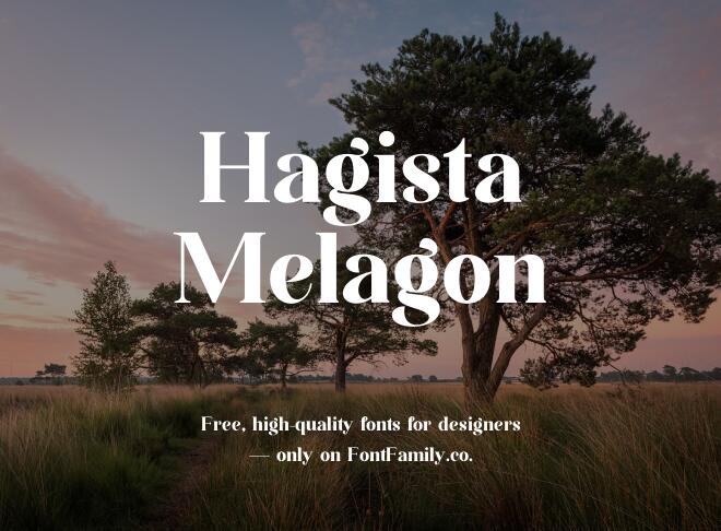 Hagista Melagon Font