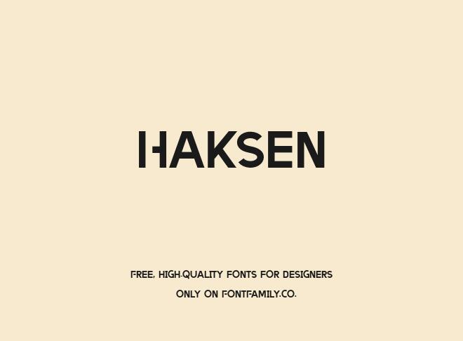 Haksen Font