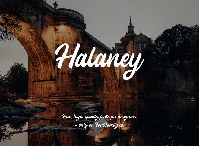 Halaney Font