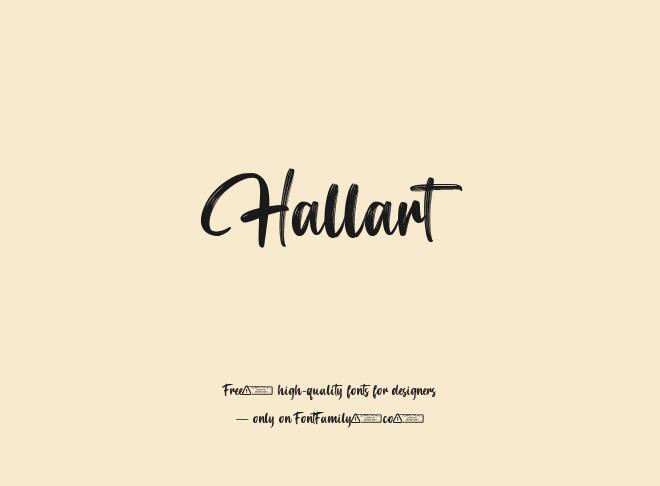 Hallart Font