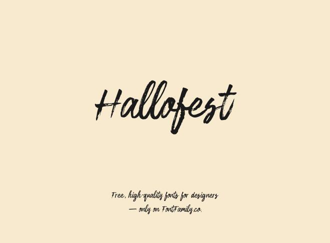Hallofest Font