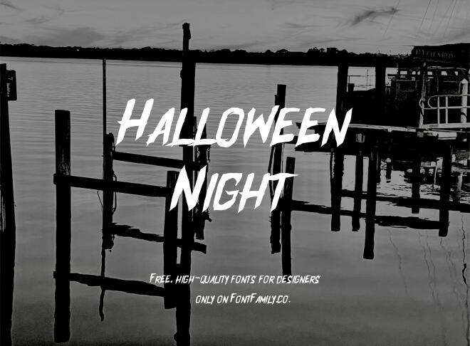 Halloween Night Font