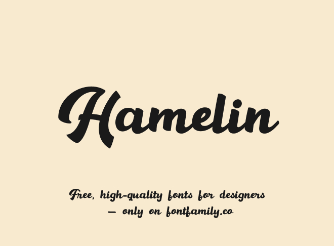 Hamelin Font