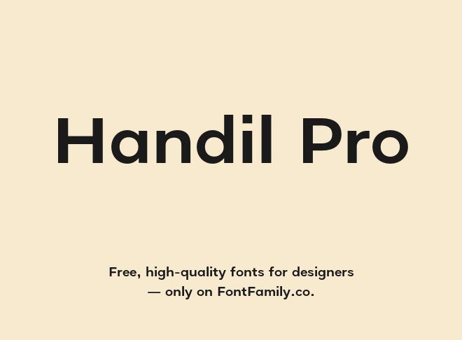 Handil Pro Font