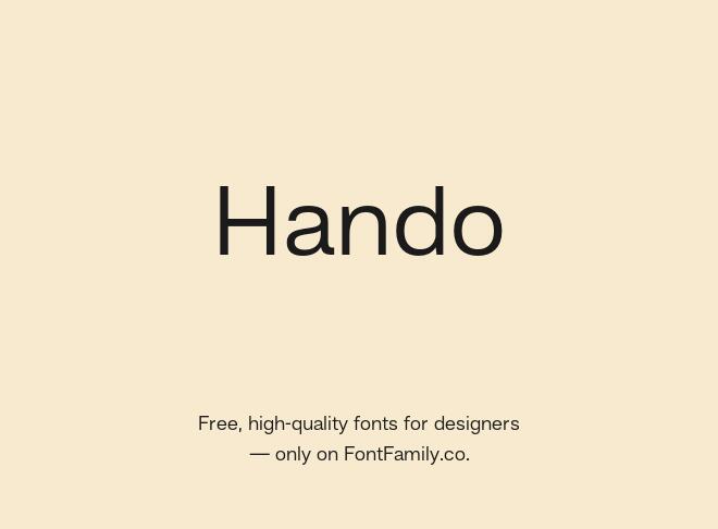 Hando Font