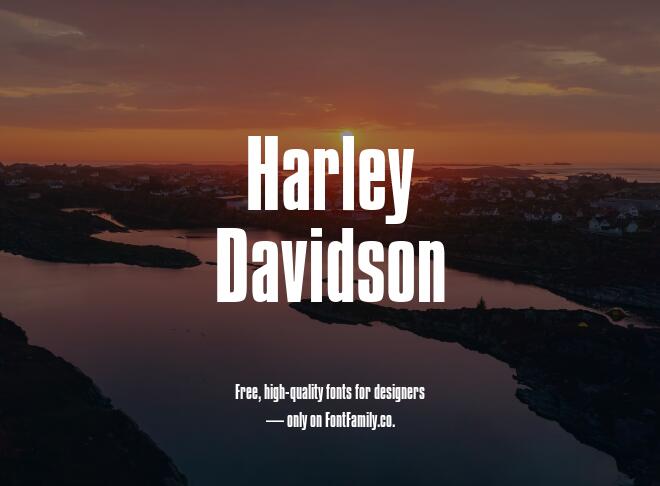 Harley Davidson Font
