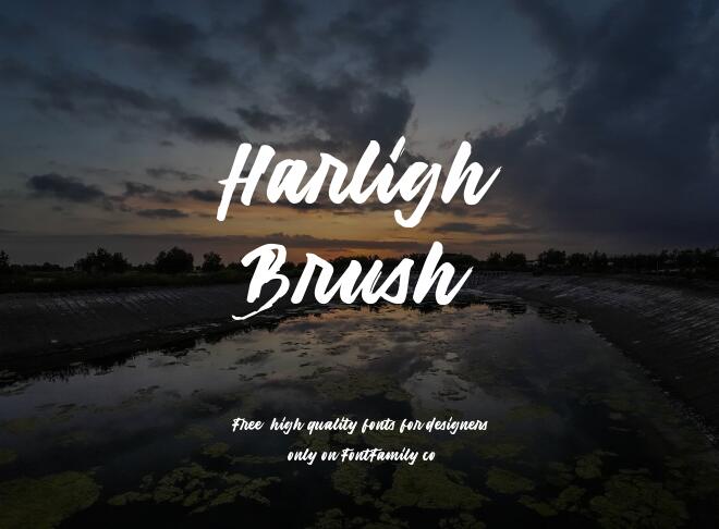 Harligh Brush Font