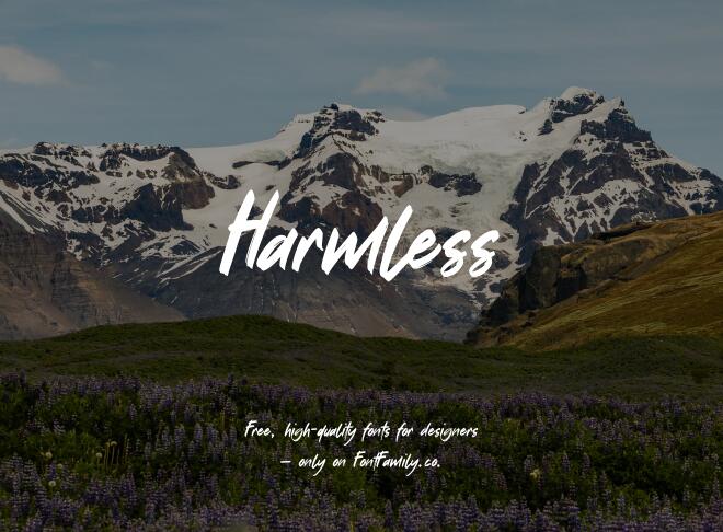 Harmless Font