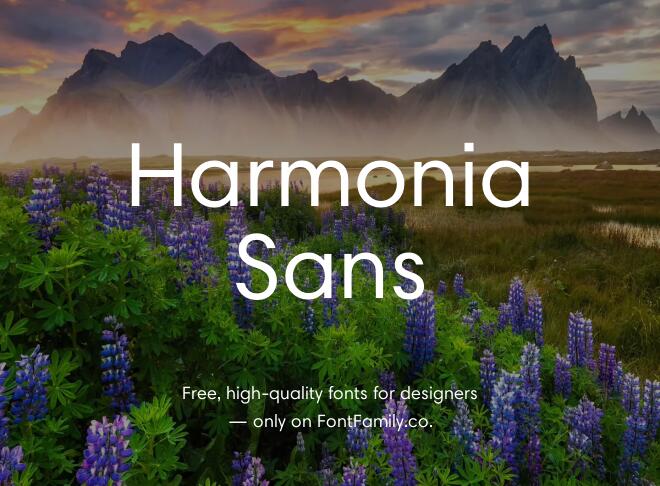 Harmonia Sans Font