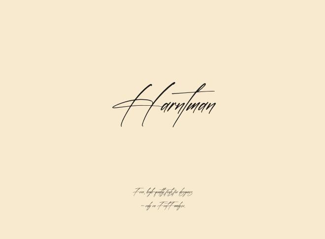 Harntman Font