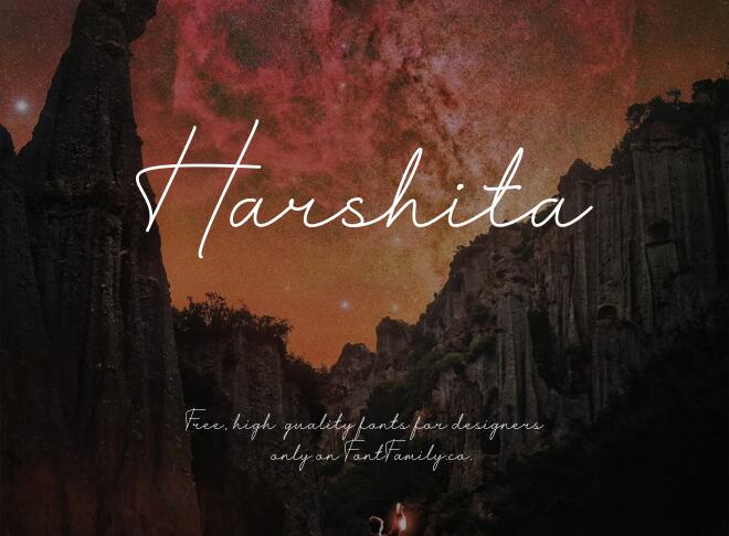 Harshita Font