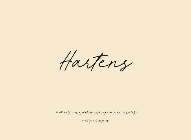 Hartens Font