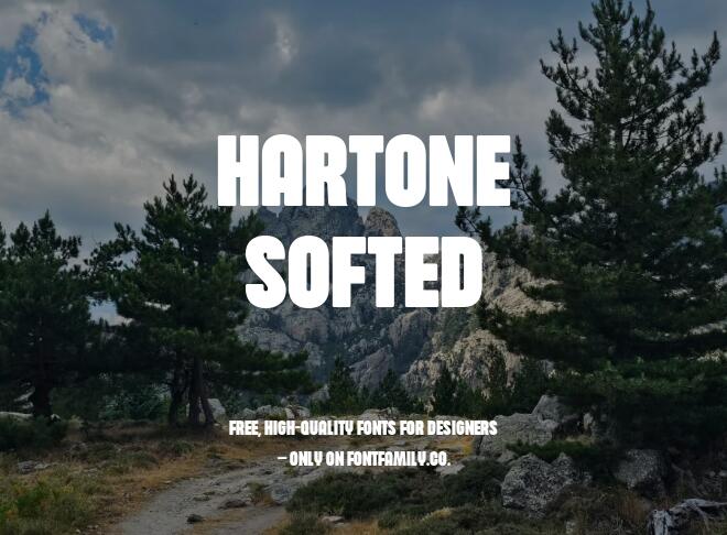 Hartone Softed Font
