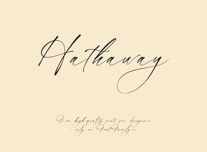 Hathaway Font