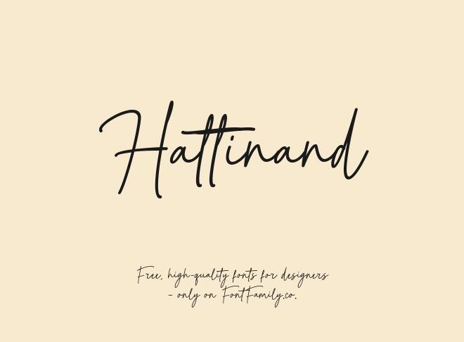 Hattinand Font