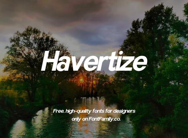 Havertize Font
