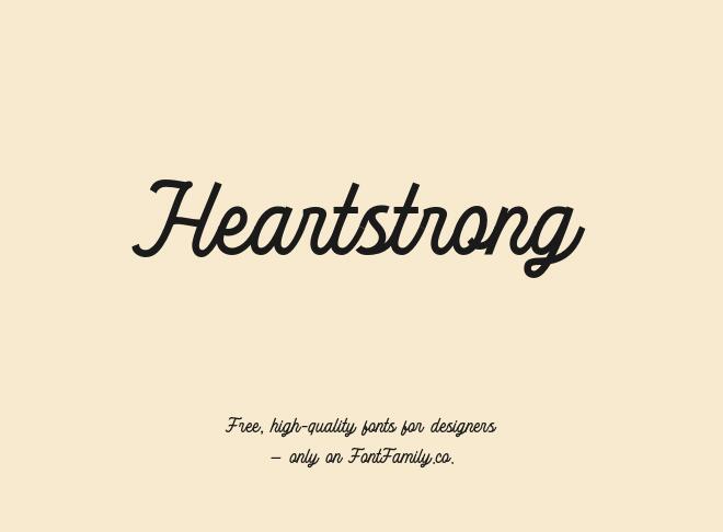Heartstrong Font