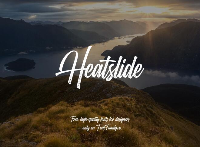 Heatslide Font
