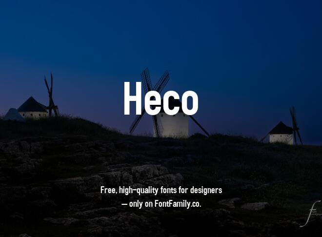 Heco Font