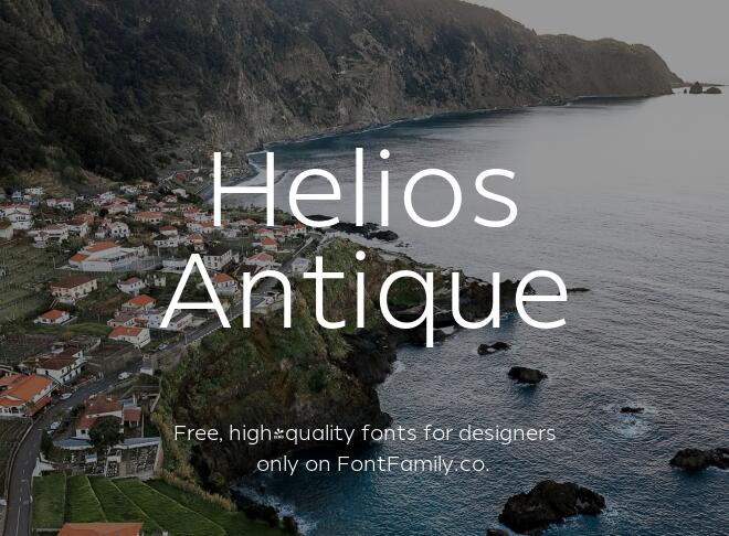 Helios Antique Font