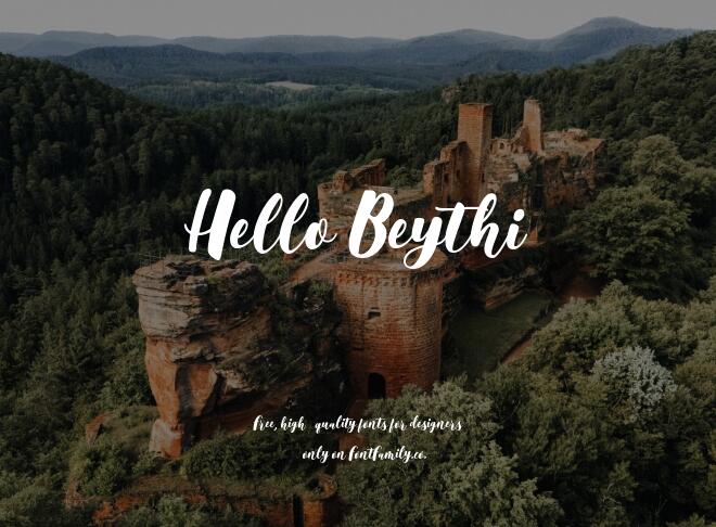 Hello Beythi Font