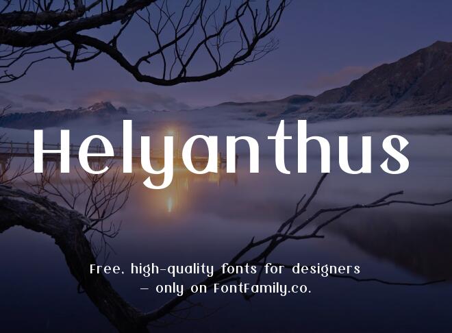 Helyanthus Font