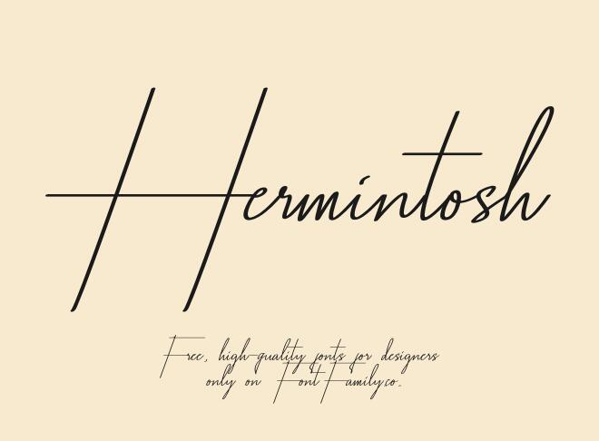Hermintosh Font