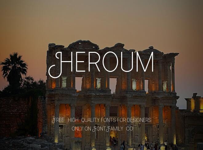 Heroum Font