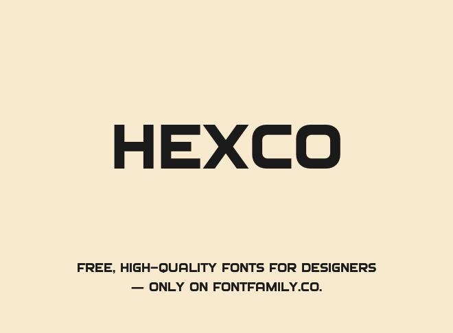 Hexco Font