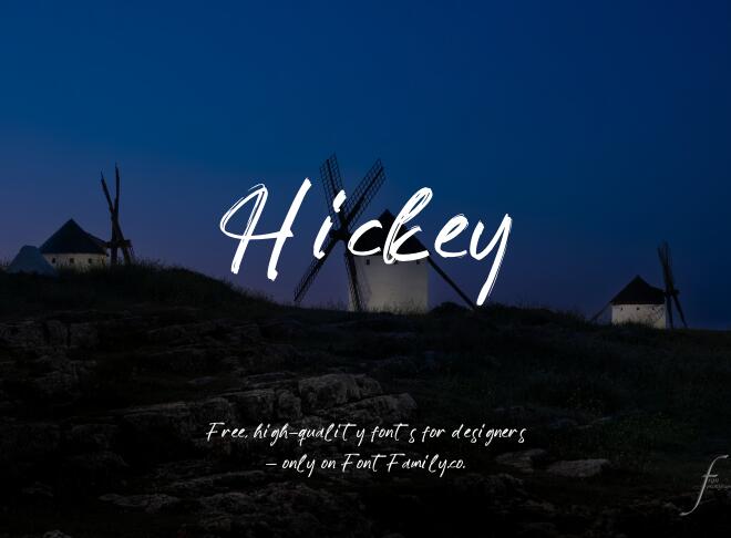 Hickey Font