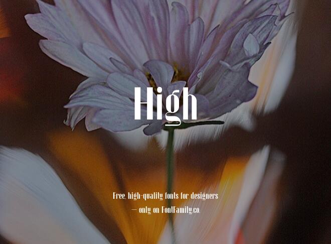 High Font