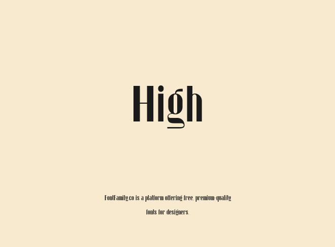 High Font