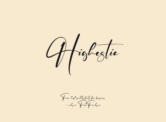 Highestia Font