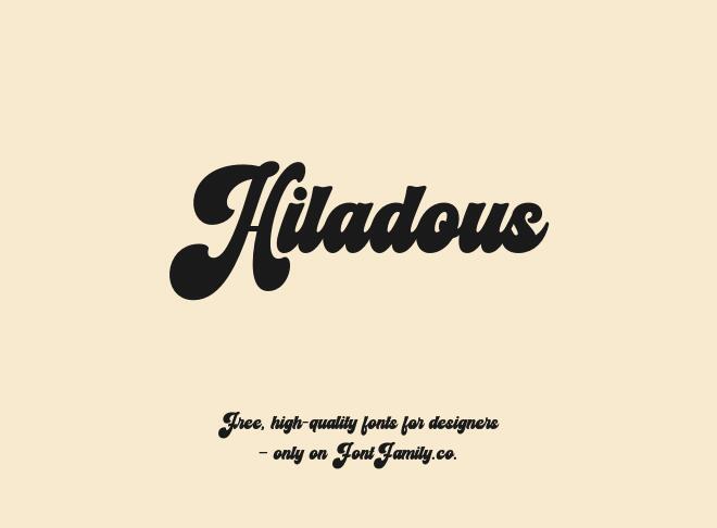 Hiladous Font