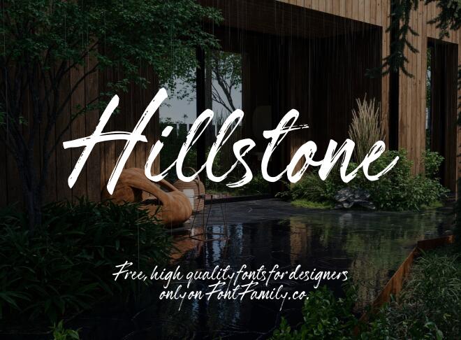 Hillstone Font