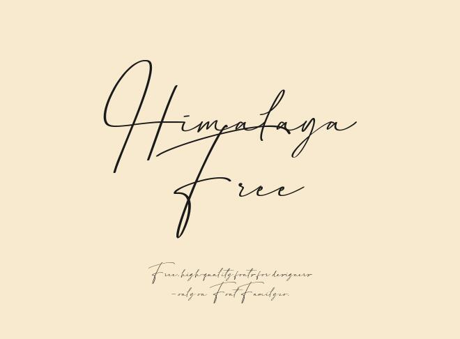 Himalaya Free Font