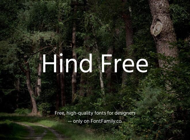 Hind Free Font