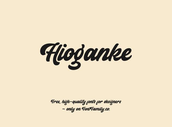 Hioganke Font