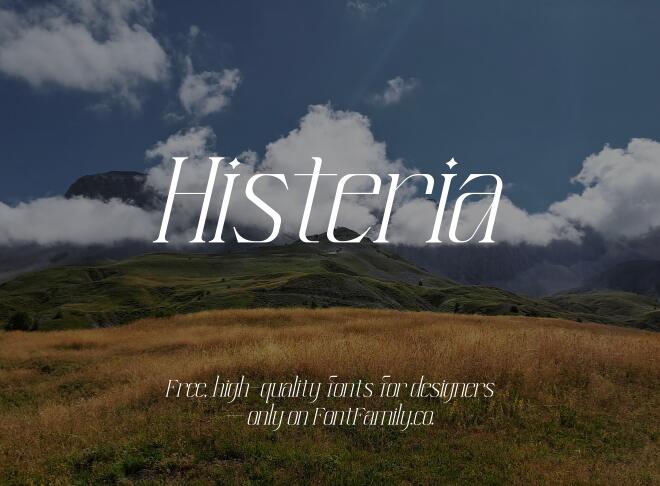 Histeria Font