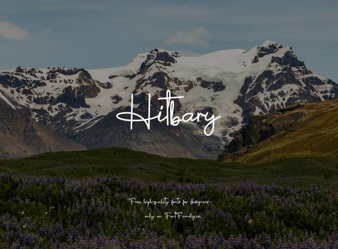Hitbary Font