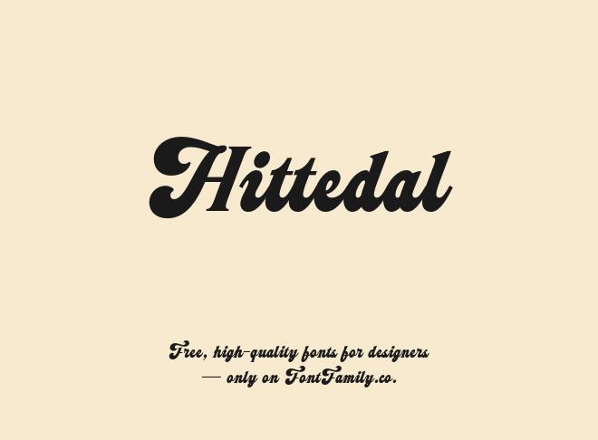 Hittedal Font