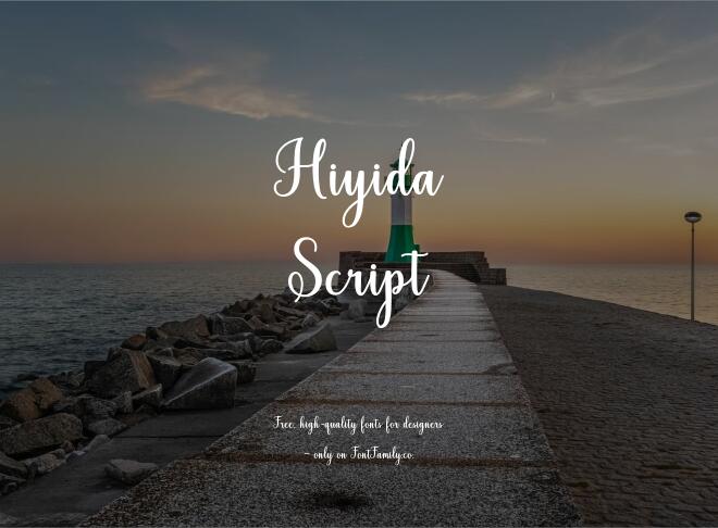Hiyida Script Font