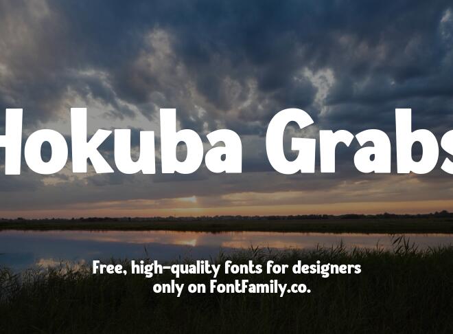 Hokuba Grabs Font