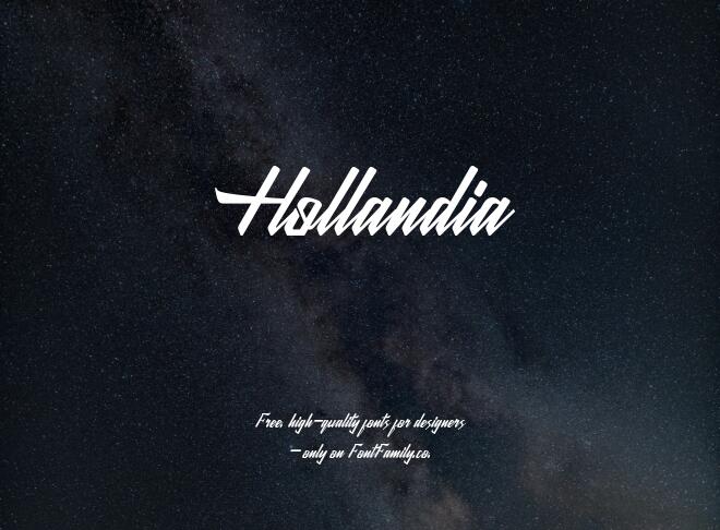 Hollandia Font