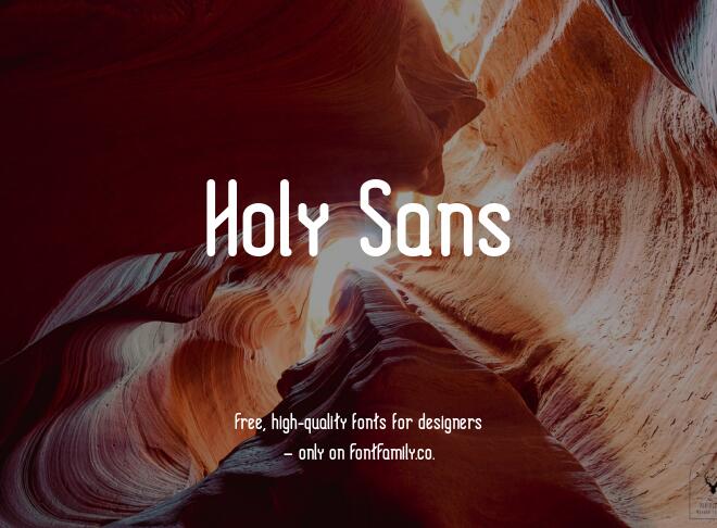 Holy Sans Font