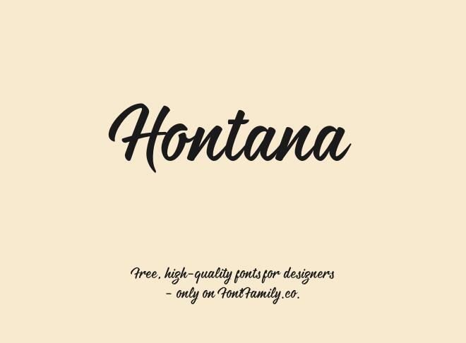 Hontana Font