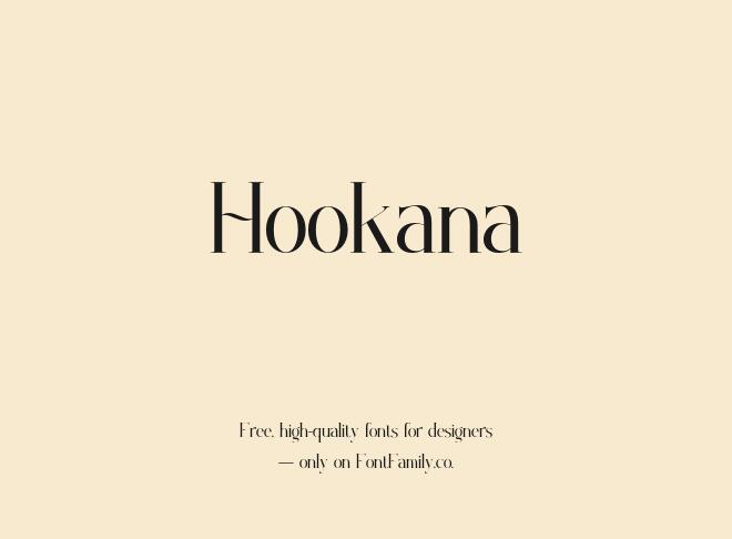 Hookana Font