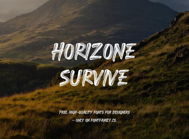 Horizone Survive Font