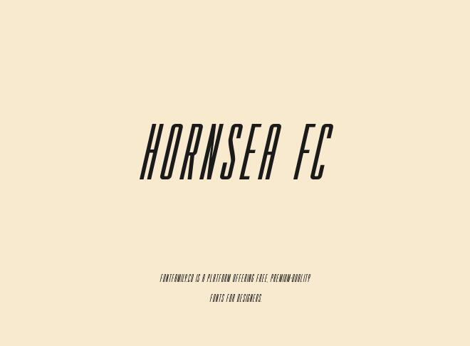 Hornsea Fc Font