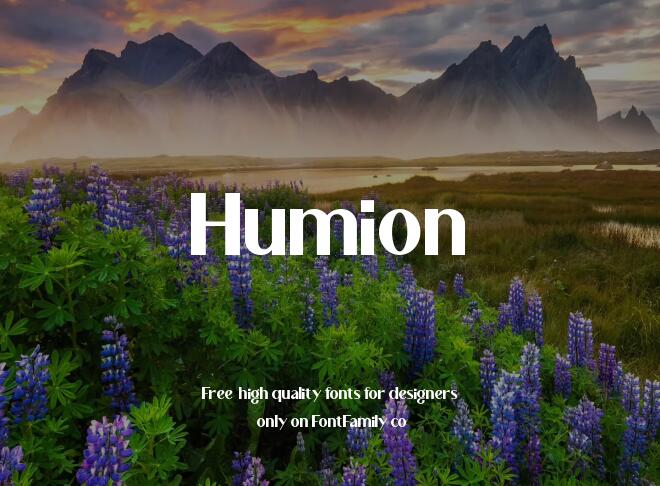 Humion Font